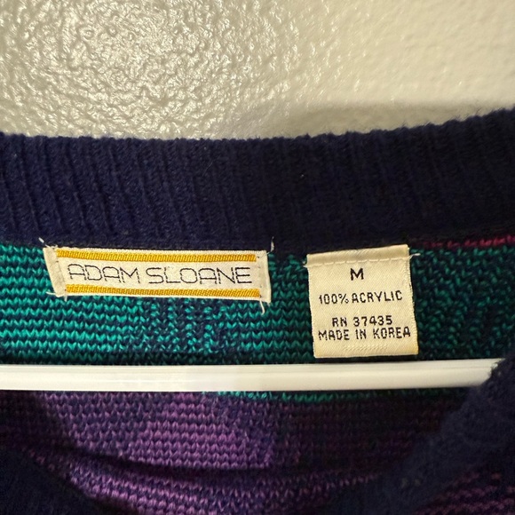 Colorful Geometric Pattern Sweater - Picture 3 of 4